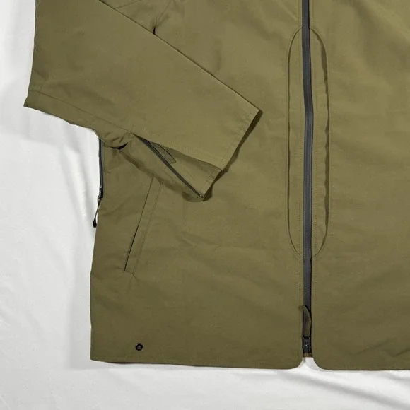 Filson Men's Size XL Green Nylon Vented Rain Liner Soft Shell Jacket NO HOOD - Picture 4 of 16